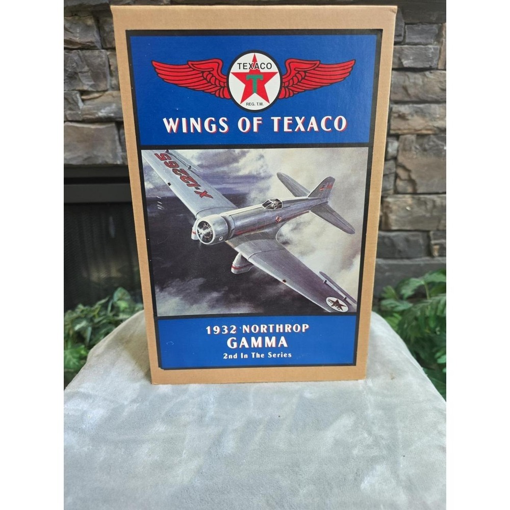 ERTL Wings of Texaco 1932 Northrop Gamma Airplane Coin Bank 2nd/ Series NEW /Box